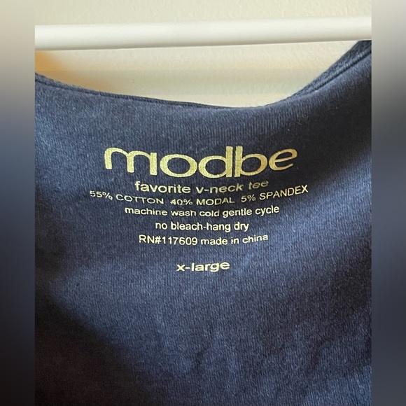 Modbe Navy Blouse - Picture 6 of 6